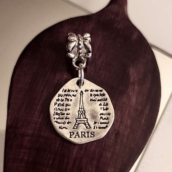 Paris CHARM Bracelet Charm Compatable With Pandora And other Charm Syst - Picture 2 of 4